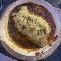 Lasagne Contadina: Slow-cooked vegetable ragù, soya béchamel, tomato, plant-based cheese & fresh basil at Piccolino in Wilmslow