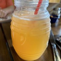 Cantaloupe aqua fresca   at El Cora in Garberville