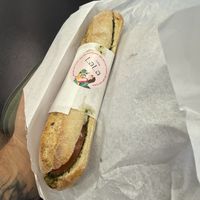 caprese sandwich   at VIE - Veganista / The LaLa - T3-F in Vienna