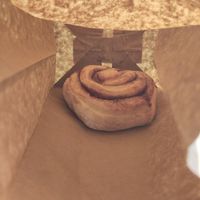 Cinnamon roll at VIE - Veganista / The LaLa - T3-F in Vienna