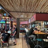 Indoor seating option at Dos Locos in Keystone