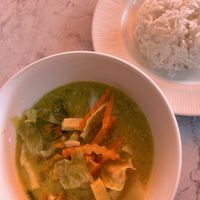 Vegan curry  at Mama's Thai Food in Koh Phangan