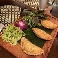 Hanoi fried dumpling cake   at Hoang's Kitchen in Ho Chi Minh City