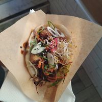 Crispy mushroom bao bun at Go Bao in Lagos