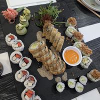 40 piece vegan platter at Duque Sushi Bar in Machico