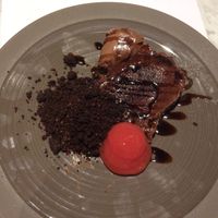 Chocolate and blood orange pudding  at 1847 in Birmingham