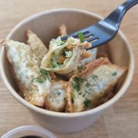 fried pelmeni at Pelmeni Dumplings in Riga
