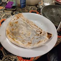 Qutab at Dolma Restaurant in Baku