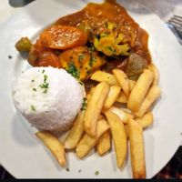 Vegetable Curry at Shenanigans in Lanzarote
