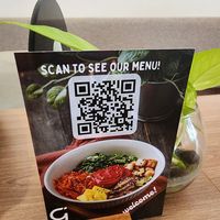 Qr menu at Gigi's Vegan Eatery in Tangerang