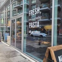Restaurant front at Emilia's Crafted Pasta  in East London