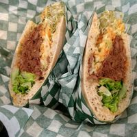 Jackfruit sandwich at Panthere Verte - Plateau in Montreal