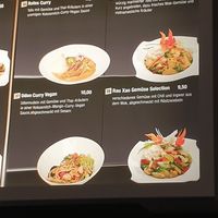 Vegan menue at Asia Dragon in Aschaffenburg