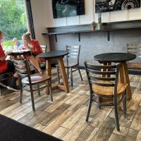 Interior seating at Good Grief! in Hudson