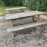 Exterior seating  at Good Grief! in Hudson