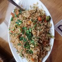 Veg biryani at Delhi Darbar in Dushanbe