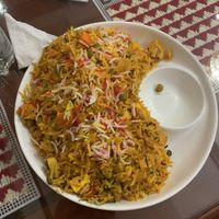    vegetable biryani  at Delhi Darbar in Dushanbe