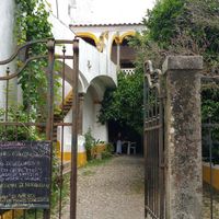 Resteraunt front at Jardim Do Cha - Largo Mario Chico in Evora
