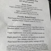 Summer menu  at Whittlebury Park Hotel & Spa  in Towcester