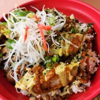 Gyoza Bowl Curry Kabocha at I Luv Dumplings in Honokaa