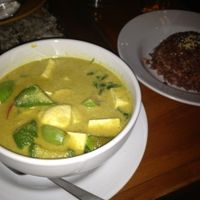 Green curry  at Radiance Restaurant in Koh Samui