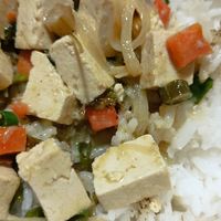 Curry de vegetais com tofu at Buddha Bistrô Asiático in Salvador
