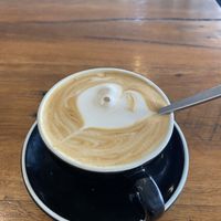 Flat white on oat   at Sisterhood Coffee in Palm Beach