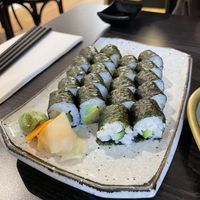 Baby rolls- half avo half cucumber   at Zen Japanese  in Buderim