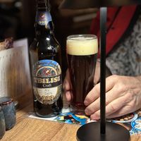 Real georgian beer  at Chinkalnia Restauracja Gruzińska in Gdansk