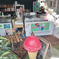Vegan freezer at Lake District Desserts in Ulverston