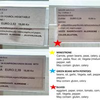 Something that was on the menu that day at Restoran Markat in Pula