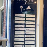 Menu at Chocolaterie en Gelaterie De Lelie - Voorstraat in Delft