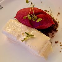 Elderberry and raspberry at Arken Hotel & Art Garden Spa in Gothenburg