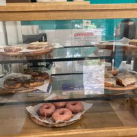 Display at Gigi's Doughnuts in New York City