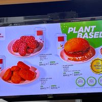 The menu at Uncle Bob Suria Sabah in Kota Kinabalu