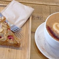 Bakewell slice vegan at Host   in Hoylake