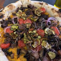 Veggie pizzaa  at San Pietro in El Tarter