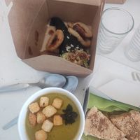 delivered soup & desert at Veggie Maria  in Ovar