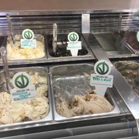 Vegan flavors  at Slurp Gelateria in Sanremo