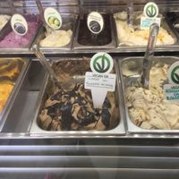 Vegan flavors  at Slurp Gelateria in Sanremo