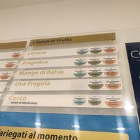 Menu2 at Corte Cremeria in Bordighera