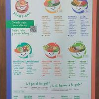 Menu at POKE START-EAT in Lestartit