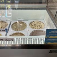 Vegan flavors in a separate case in the back at CREAM in San Francisco