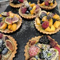 Tarte vegan at Caroline Gelats & Dolços in Girona