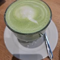 Matcha latte at Arket Café - Milan in Milan