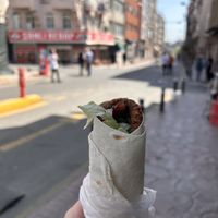 Will be recreating this simple but delicious wrap at home!   at Serince Cigkofte in Istanbul