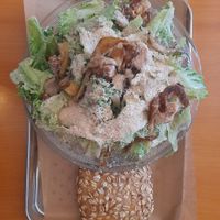 Caesar salad  at Meshigane in Zikhron Yaakov