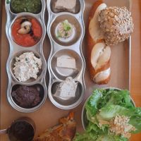 Breakfast deal at Meshigane in Zikhron Yaakov