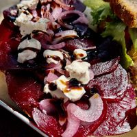 Beat Bruschetta   at Meshigane in Zikhron Yaakov