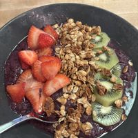 Açai bowl  at The Hard Bean Brunch Co in Langley